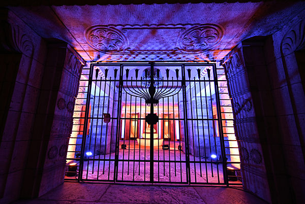 Jahrestag der Pogromnacht - Synagoge in Frankfurt am Main