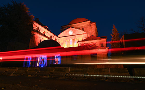 Jahrestag der Pogromnacht - Synagoge in Frankfurt am Main