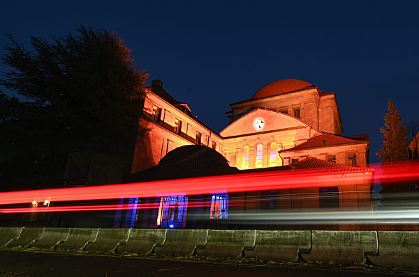 Jahrestag der Pogromnacht - Synagoge in Frankfurt am Main
