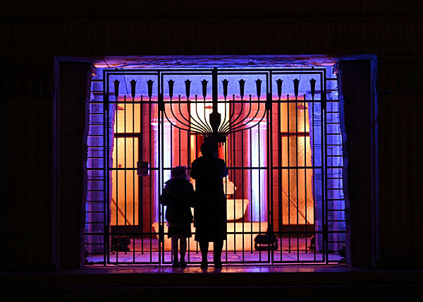 Jahrestag der Pogromnacht - Synagoge in Frankfurt am Main