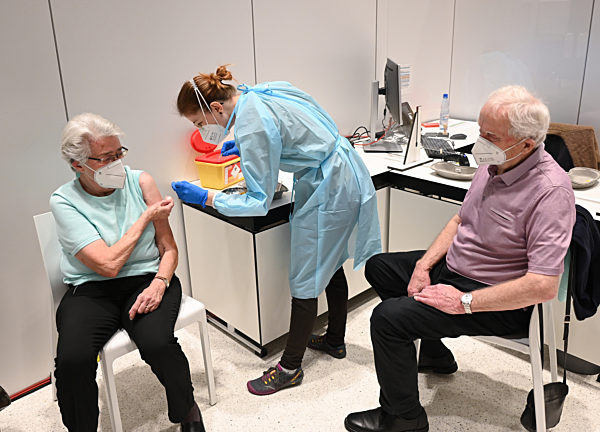 Coronavirus - Eröffnung Impfzentrum Wiesbaden