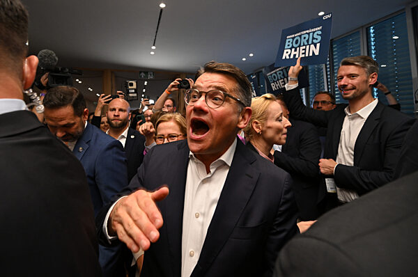 Landtagswahl Hessen - Wahlparty CDU