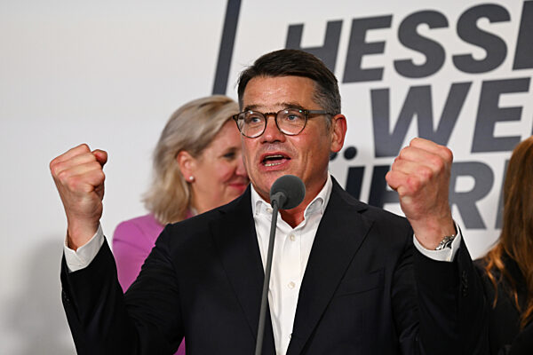 Landtagswahl Hessen - Wahlparty CDU