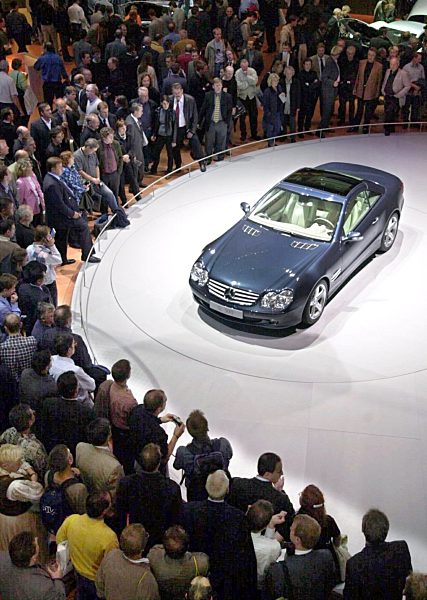 59. IAA in Frankfurt: Präsentation des Mercedes 500 SL