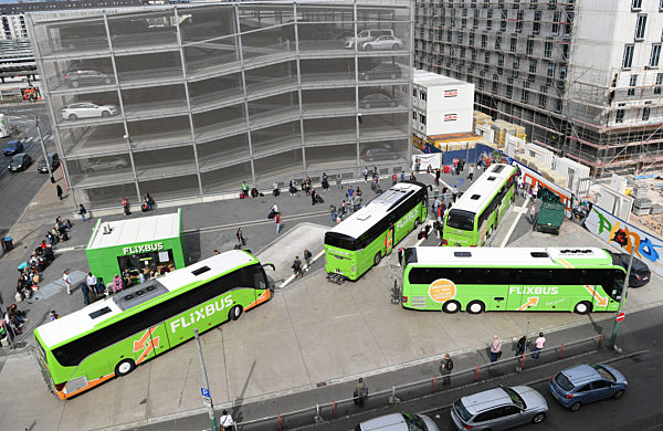 Baustelle Fernbusbahnhof Frankfurt