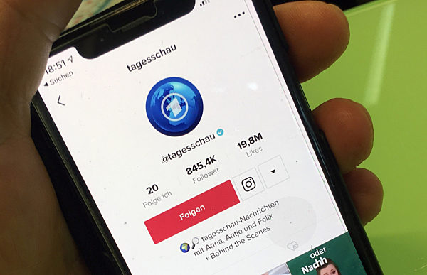 Grimme Online Award - Tiktok-Kanal der «Tagesschau» nominiert