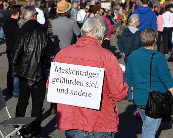 Demonstration «Querdenken» - Karlsruhe