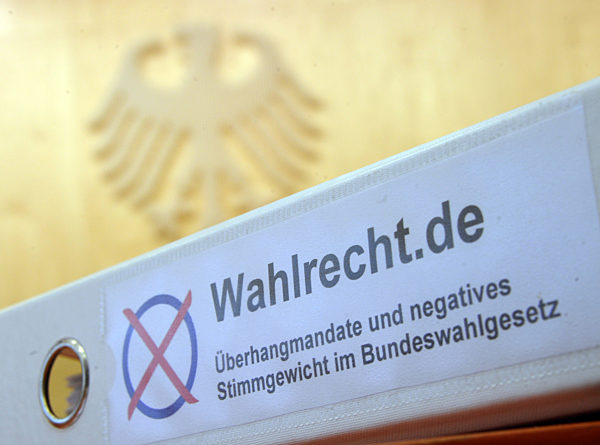 Bundesverfassungsgericht verhandelt  über neues Wahlrecht
