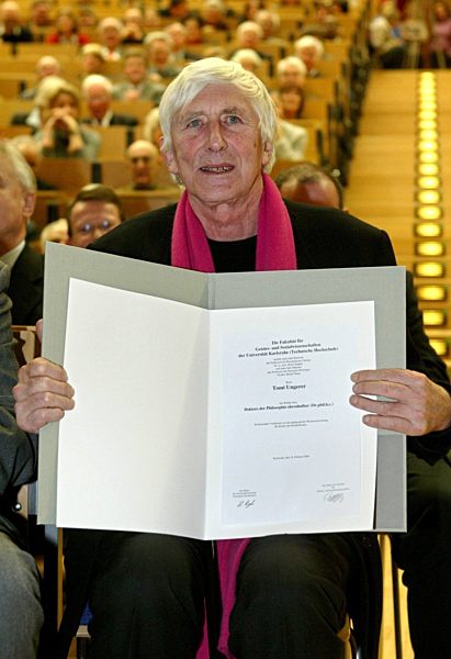 Kinderbuchautor Tomi Ungerer Ehrendoktor der Uni Karlsruhe
