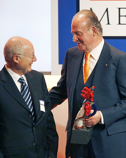 Juan Carlos I. erhält den Deutschen Medienpreis