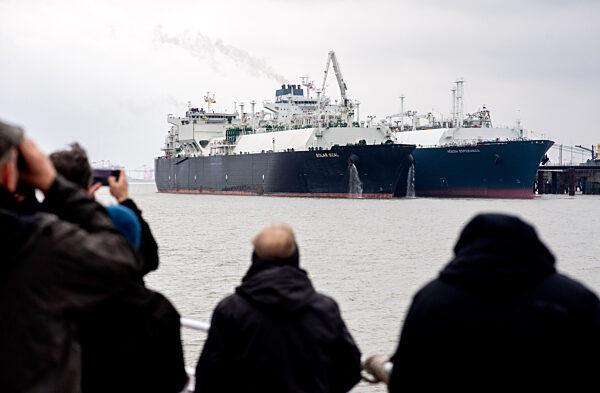 LNG-Terminal mit "Höegh Esperanza" in Wilhelmshaven