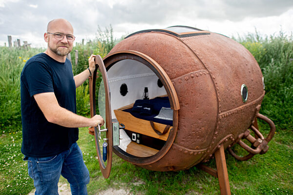 Übernachtung in einer Ankerboje an der Nordsee