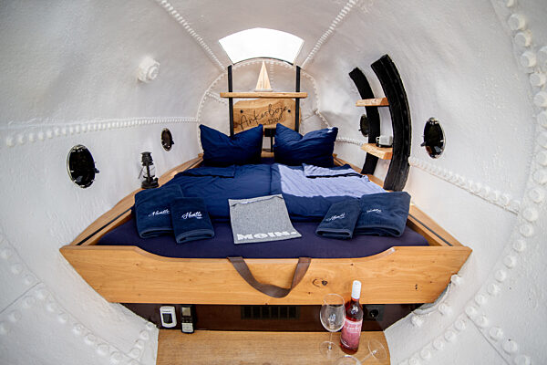 Übernachtung in einer Ankerboje an der Nordsee