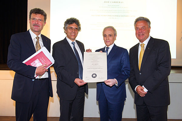 Tenor José Carreras erhält Ehrendoktorwürde