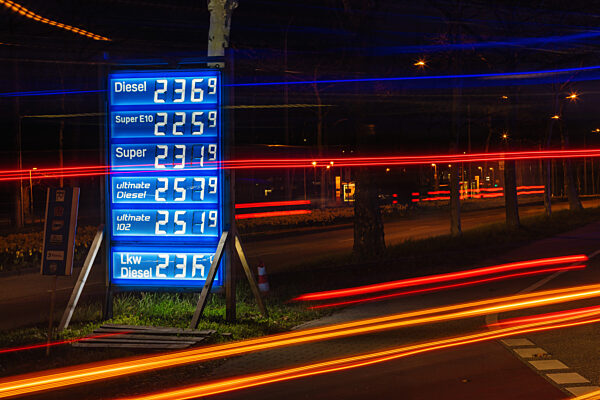Ukraine-Konflikt - Tankstelle