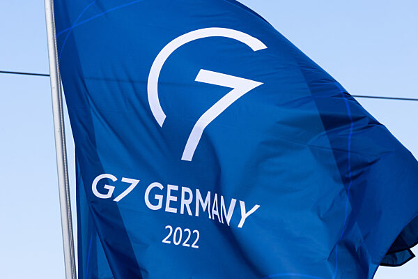 G7-Gipfel 2022 – Fahne des Gipfels