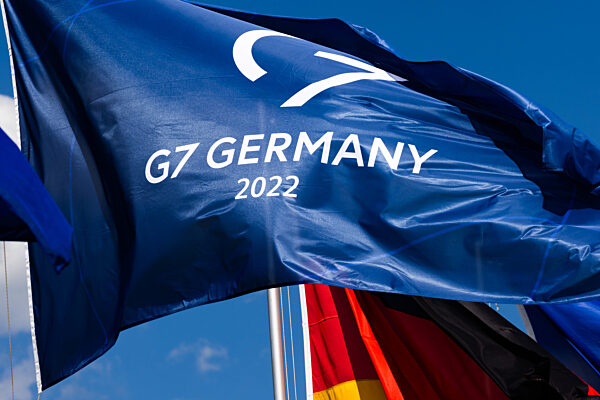G7-Gipfel 2022 – Fahne des Gipfels