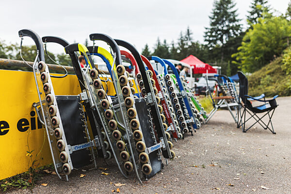 Beginn 5. Rollenrodelweltmeisterschaft