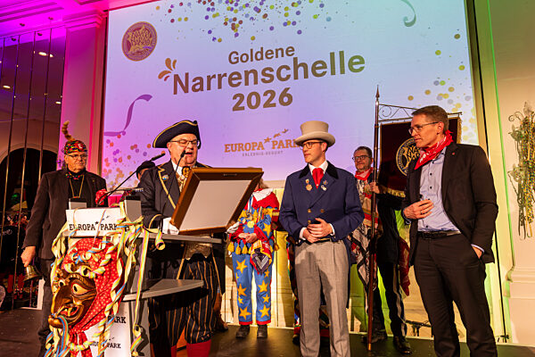 CDU-Spitzenkandidat Manuel Hagel bekommt "Goldene Narrenschelle"