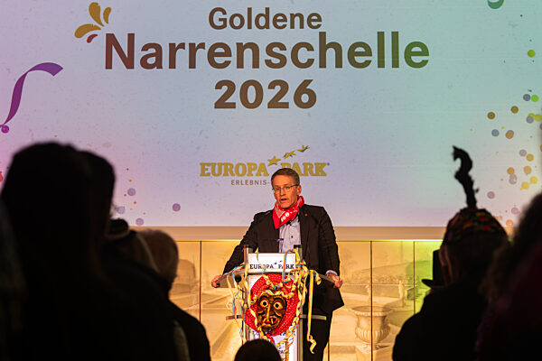 CDU-Spitzenkandidat Manuel Hagel bekommt "Goldene Narrenschelle"