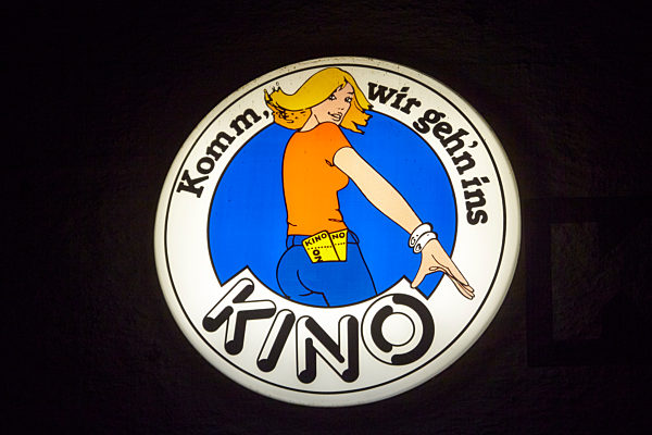 Kino Werbung Werbeemblem