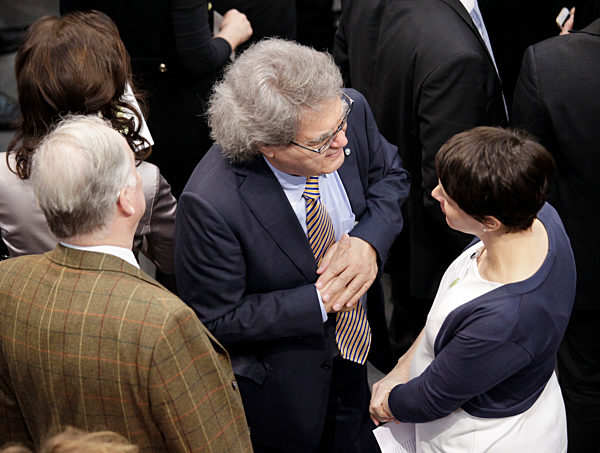 Focus-Herausgeber Helmut Markwort, AfD-Spitzenpolitikerin Frauke Petry,