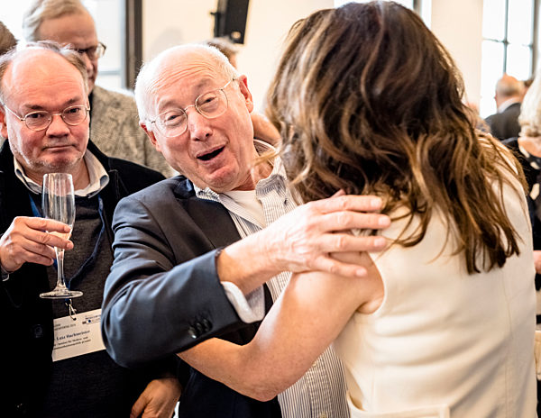 Iris Berben + Stefan Aust  - Auftaktempfang der Filmproduzenten