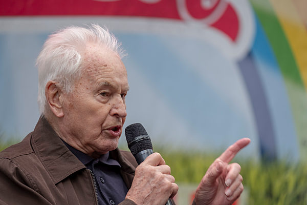 Hans Modrow auf Fest der Linken, 2018