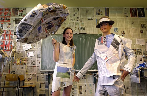 Zeitung in der Schule