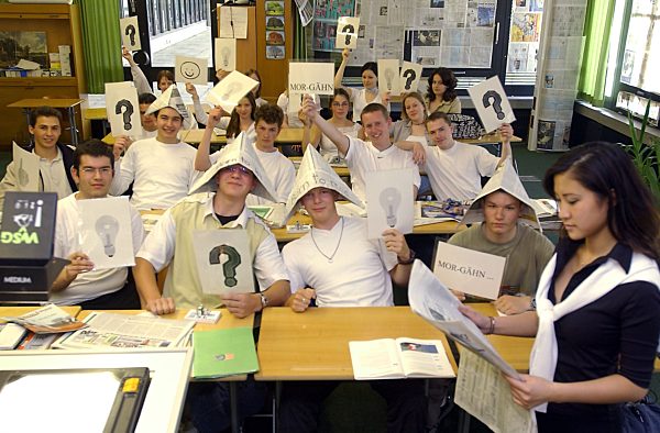 Zeitung in der Schule