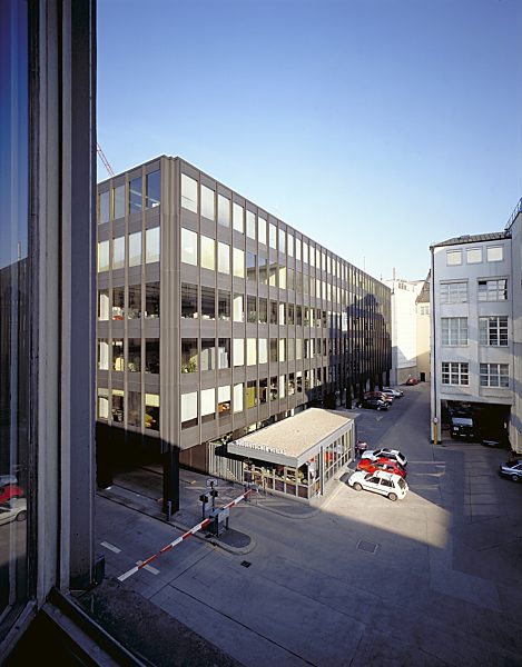 Hof des Gebäudes der Süddeutschen Zeitung