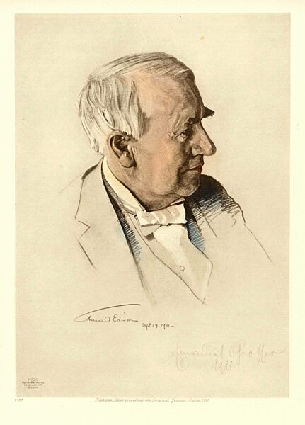 Thomas Alva Edison, 1911