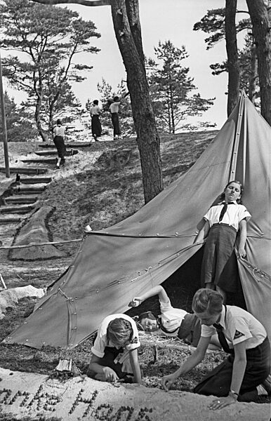Ferienlager des Bund Deutscher Mädel, ca. 1937
