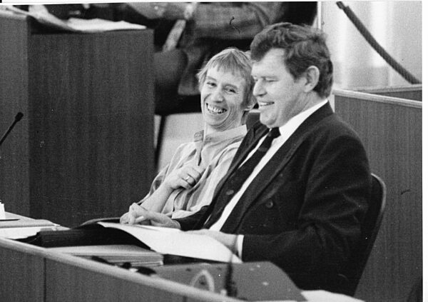 Politik im Landtag in Potsdam in der Nachwendezeit