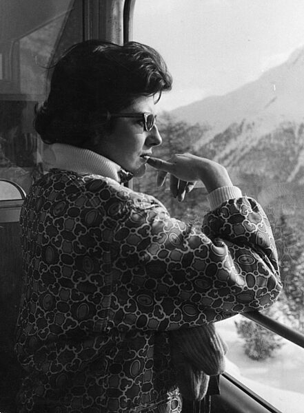 Prinzessin Soraya in St. Moritz, 1959