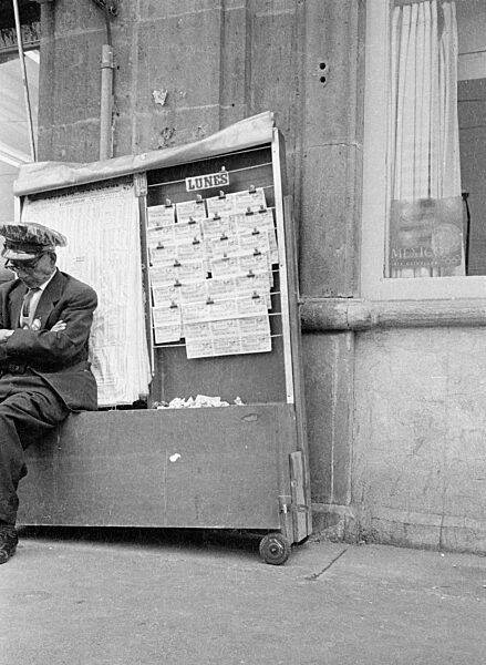 Straßenszene in Mexico City, 1970