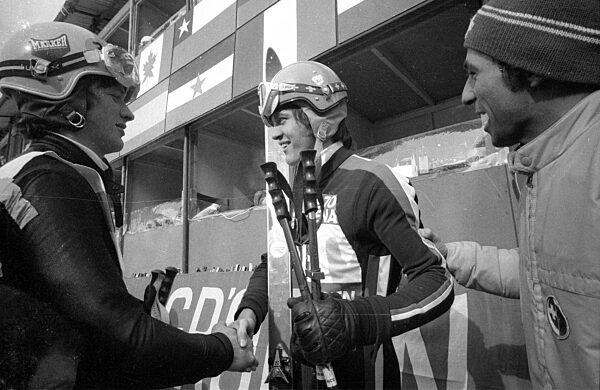 Der Schweizer Skisportler Bernhard Russi, 1970