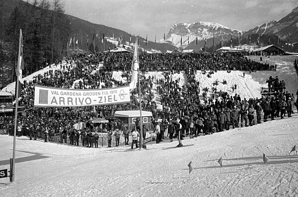 Slalomwettbewerb bei der Alpinen Skiweltmeisterschaft in Gröden, 1970