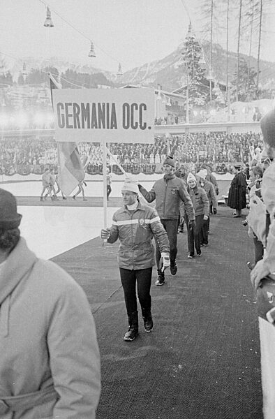 Eröffnungsfeierlichkeiten der Alpinen Skiweltmeisterschaft in Gröden, 1970
