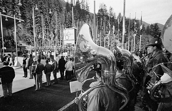 Eröffnungsfeierlichkeiten der Alpinen Skiweltmeisterschaft in Gröden, 1970