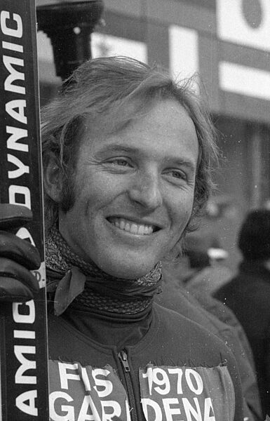Skisportler Billy Kidd bei der Alpinen Skiweltmeisterschaft, 1970