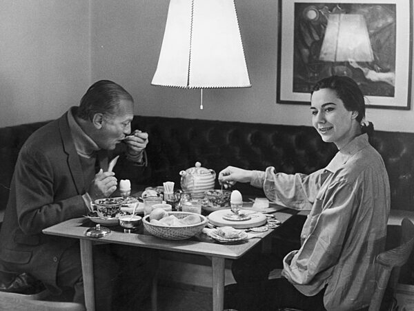 Curd Jürgens und Simone Bicheron, 1959