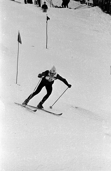 Slalomwettbewerb bei der Alpinen Skiweltmeisterschaft in Gröden, 1970
