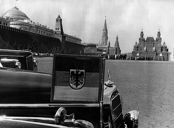 Konrad Adenauer auf Staatsbesuch in Moskau, 1955