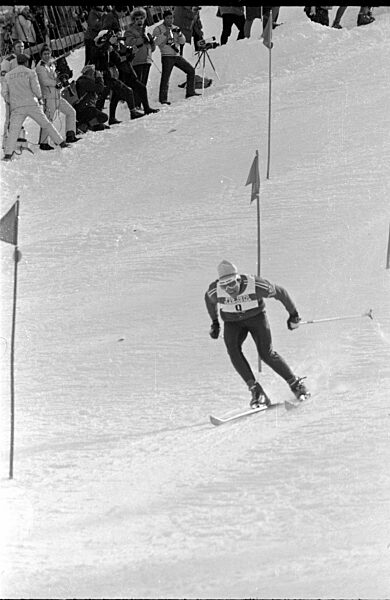 Slalomwettbewerb bei der Alpinen Skiweltmeisterschaft in Gröden, 1970