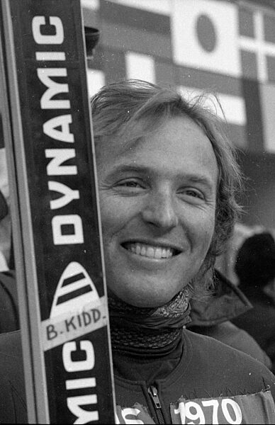 Skisportler Billy Kidd bei der Alpinen Skiweltmeisterschaft, 1970
