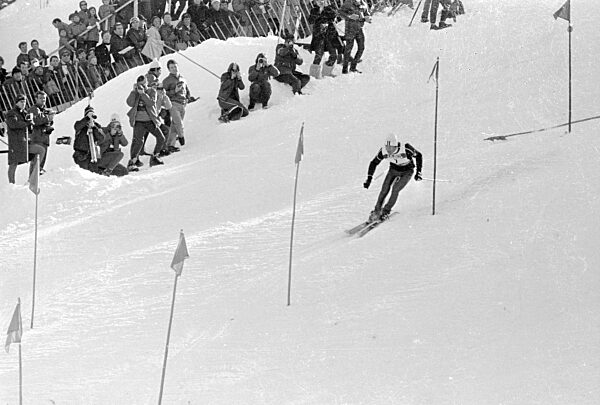 Slalomwettbewerb bei der Alpinen Skiweltmeisterschaft in Gröden, 1970
