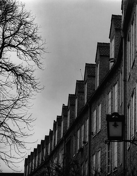 Häuserzeile in Augsburg