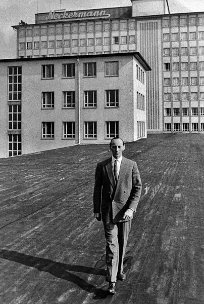 Unternehmer Josef Neckermann, 1966