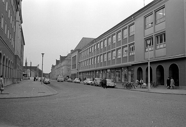 Blick in eine Neubrandernburger Straße, 1963